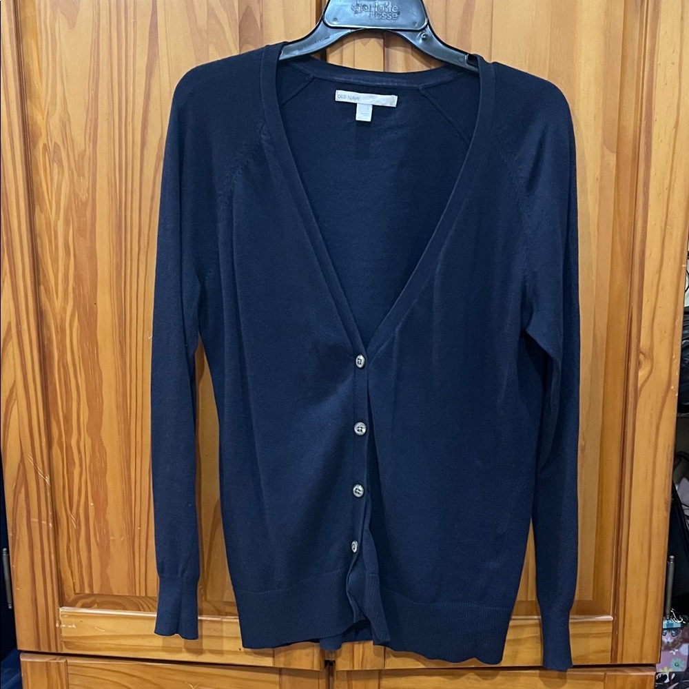 Old Navy Women's Deep Blue Cardigan